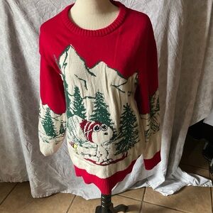 Peanuts Red Ugly Christmas Sweater